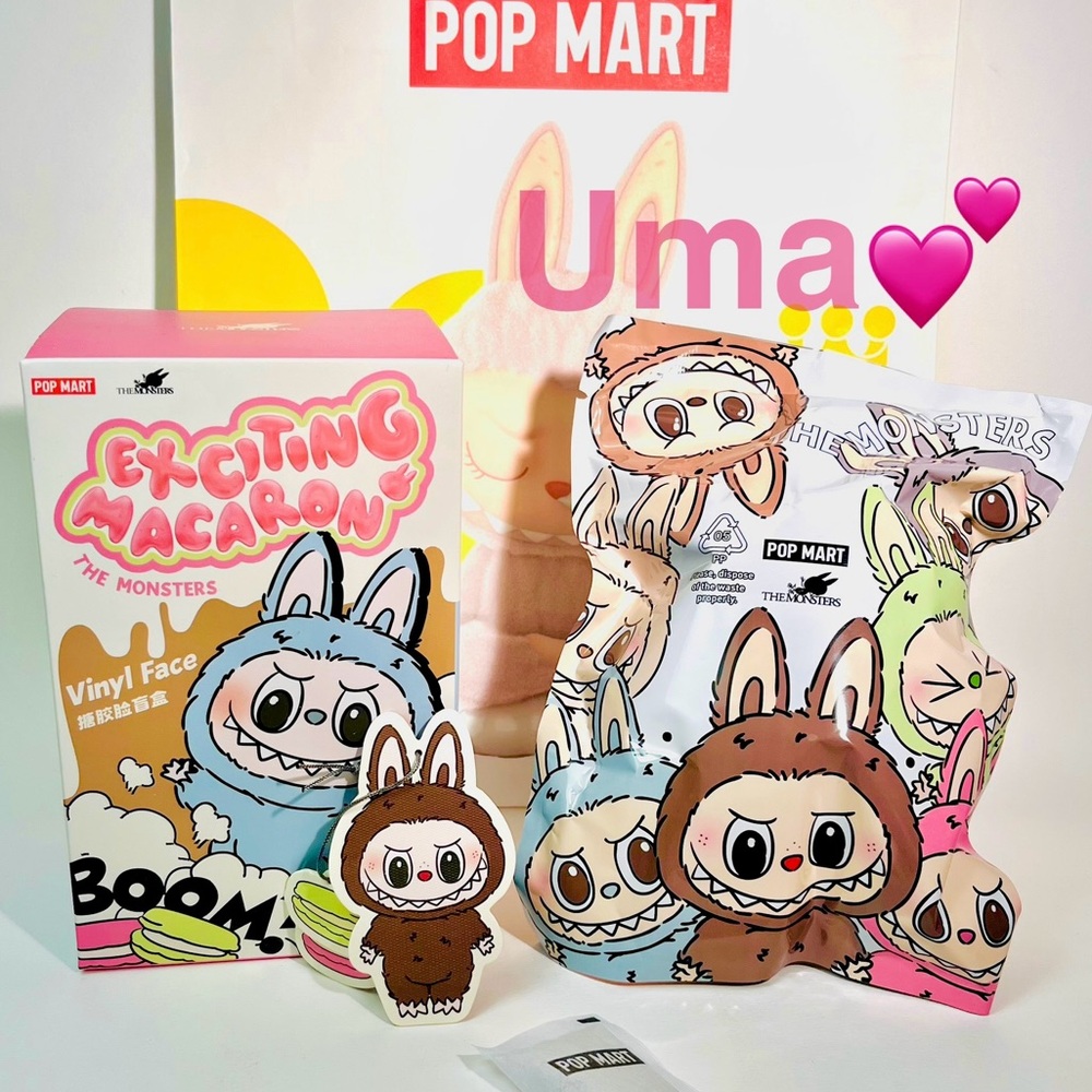 LABUBU MACARON - ID SECRET Chestnut Cocoa BLIND BOX bought@ Pop mart AUTHENTIC